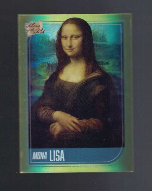 2021 Super Products Pieces of the Past GOLD REFRACTOR Mona Lisa #62