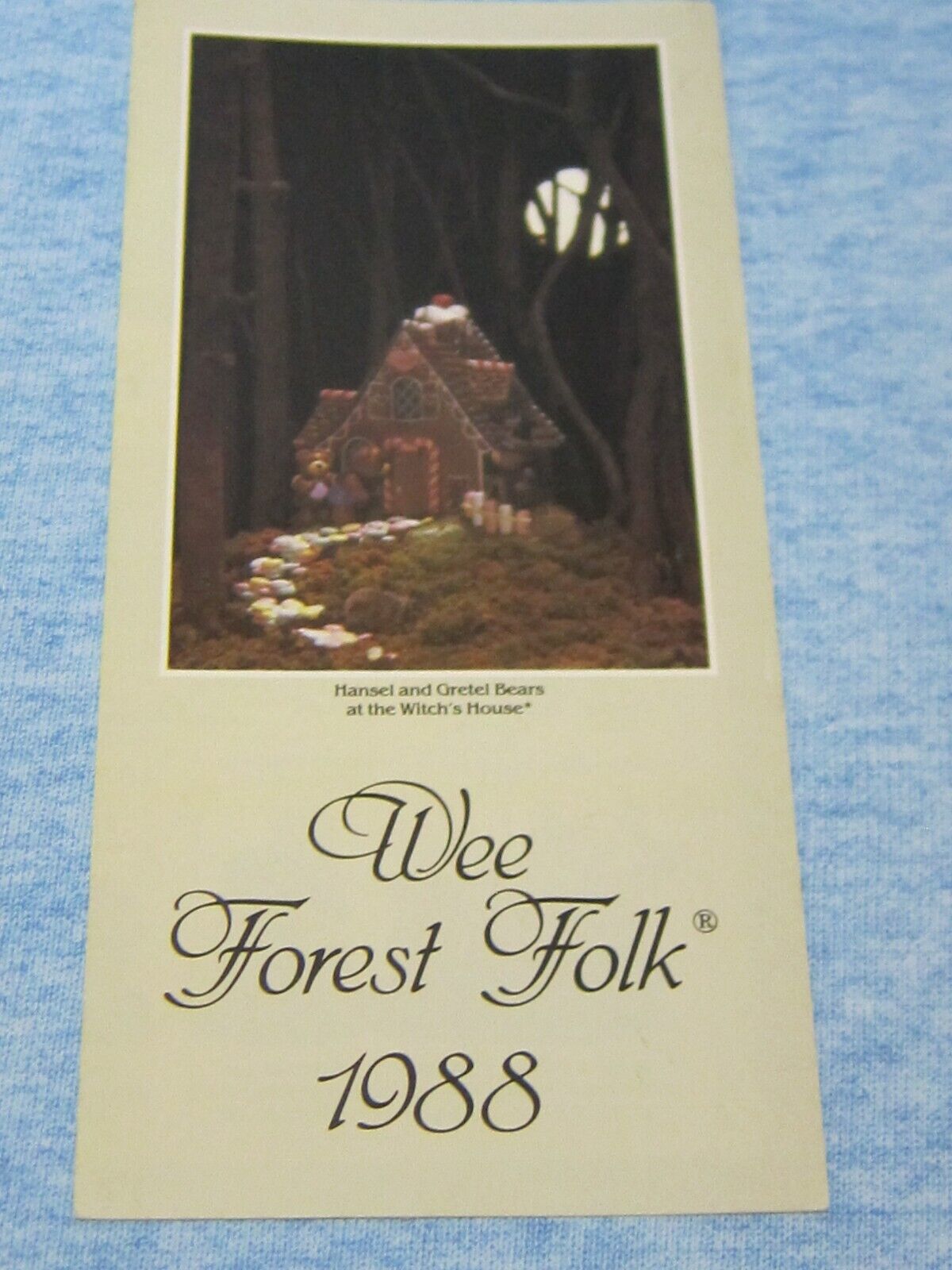 Wee Forest Folk WFF 1988 Brochure Catalog Pamphlet Price List Excellent Cond