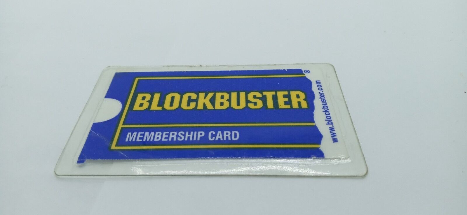 Vintage Blockbuster Membership Laminated Card ORIGINAL