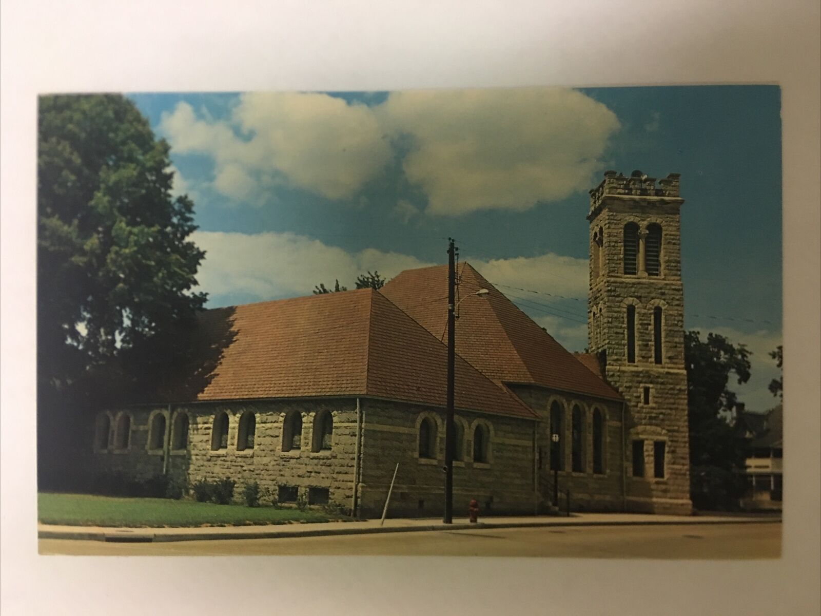 Trinity Methodist Church Salisbury Maryland Vintage Postcard