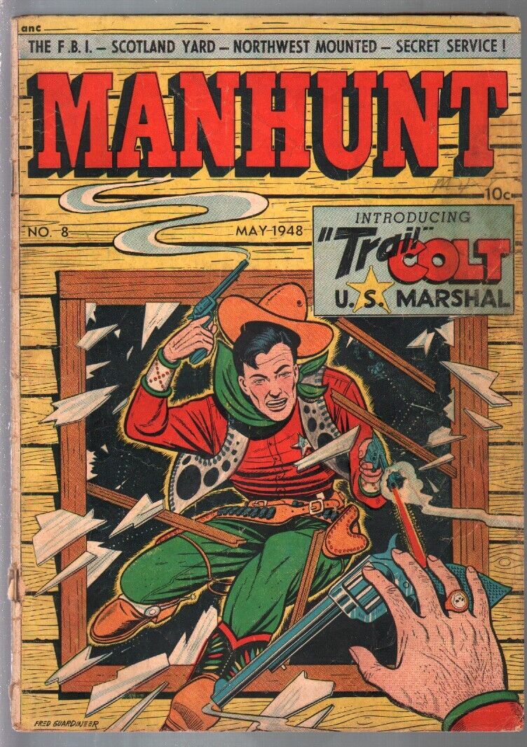 Manhunt #8  1948 - ME  -G- - Comic Book