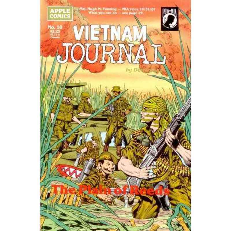 Vietnam Journal #10 in Near Mint minus condition. Apple comics [j;