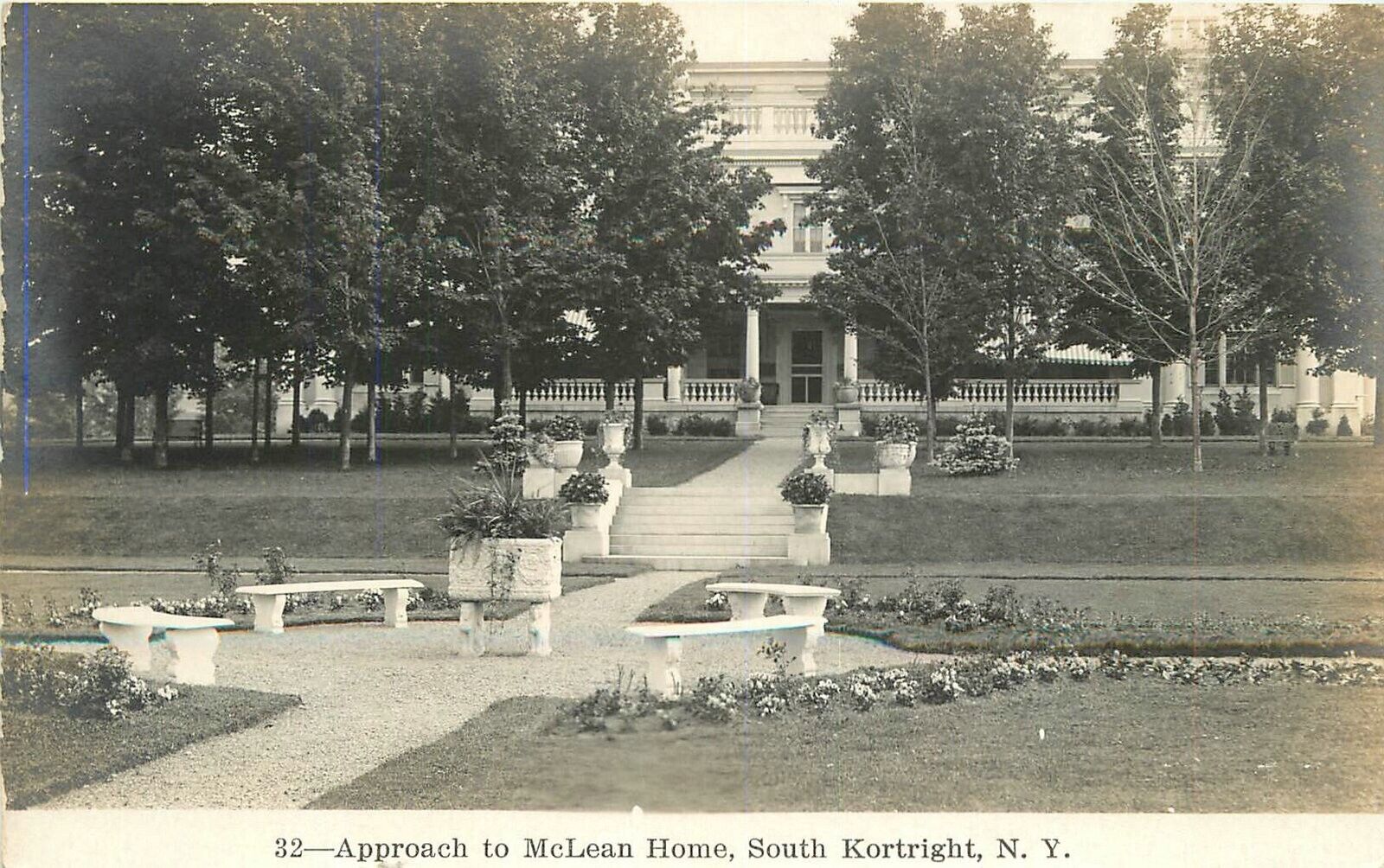 Postcard RPPC New York South Kortright McLean home #32 23-6644