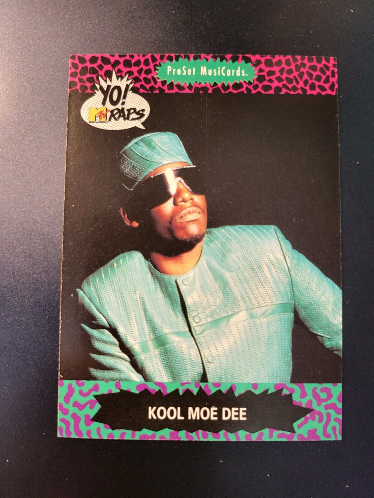 1991 ProSet MusiCards YO MTV Raps Kool Moe Dee RC card #41