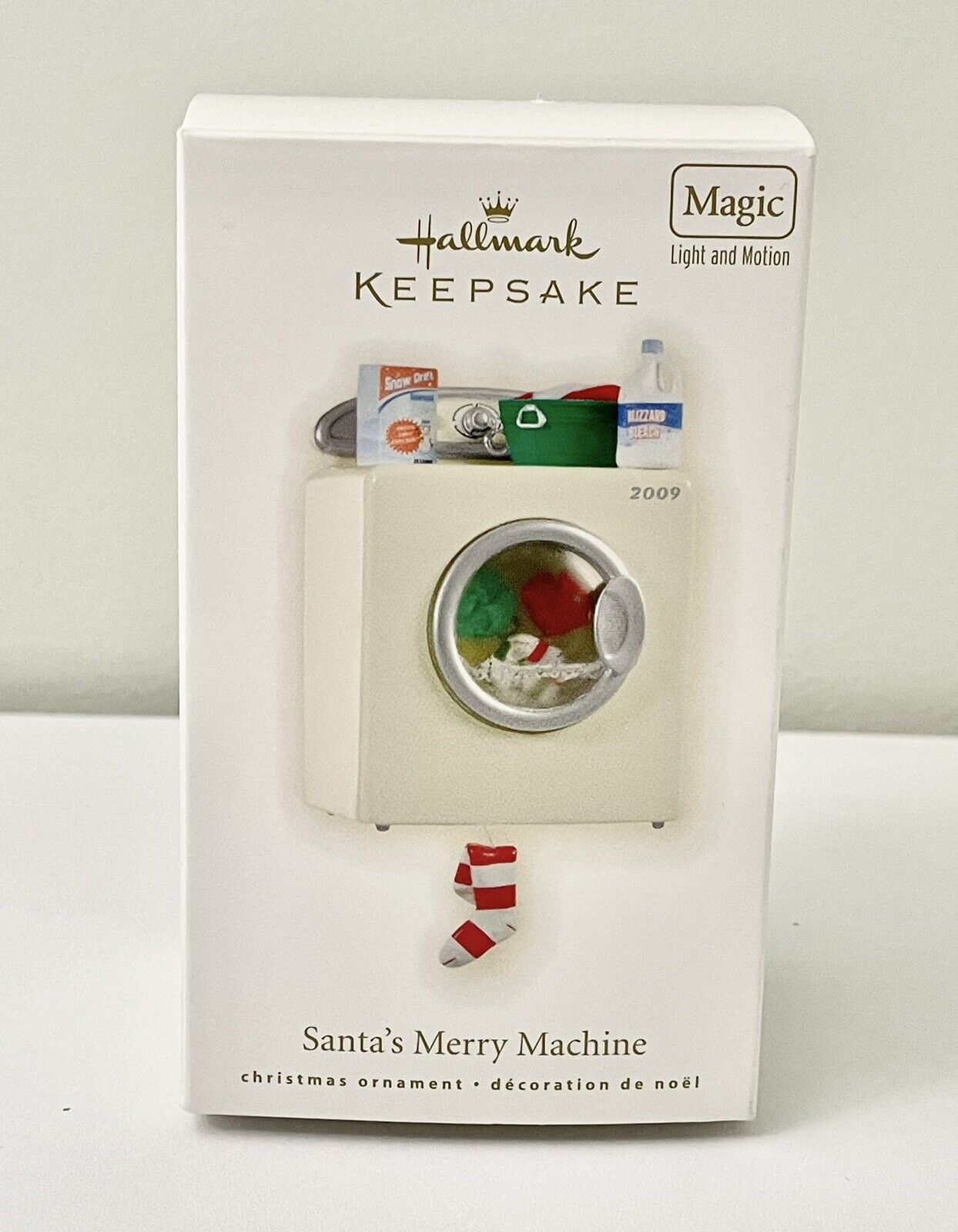 2009 Hallmark Keepsake Santa’s Merry Machine Ornament Magic Light & Motion
