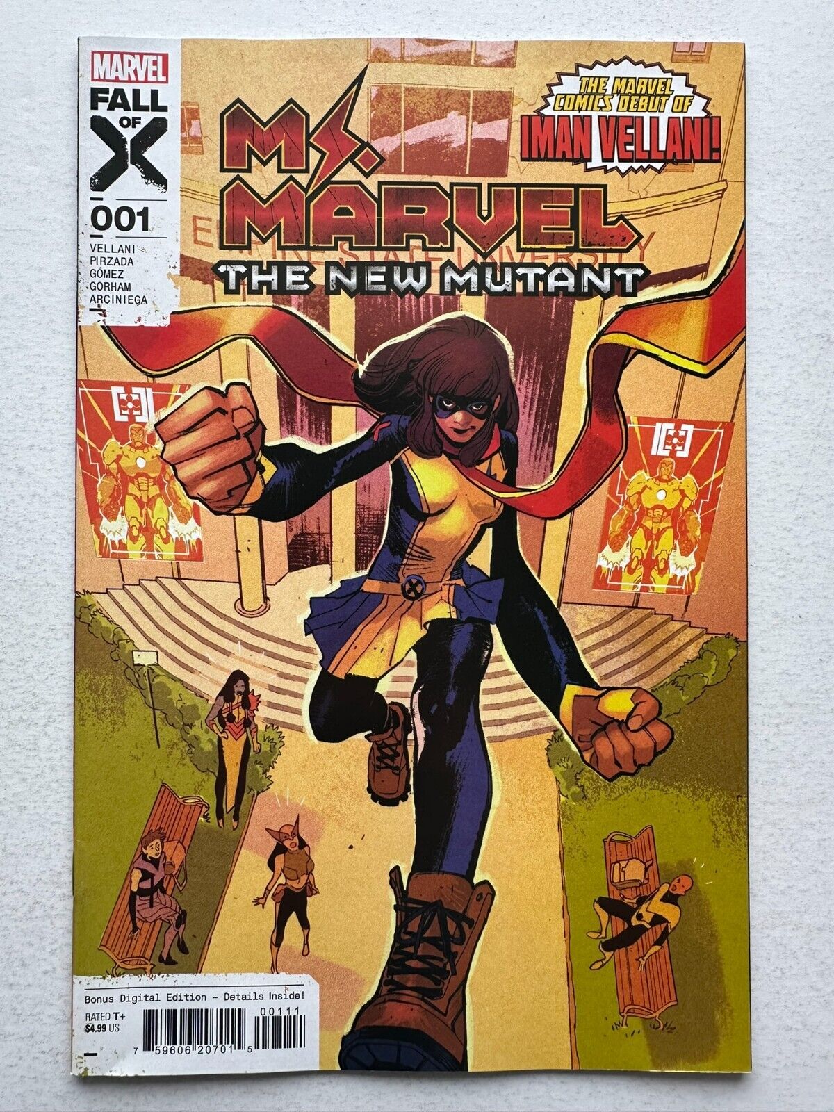 MS. MARVEL: THE NEW MUTANT #1 (NM), 1st Print, Iman Vellani, Marvel 2023