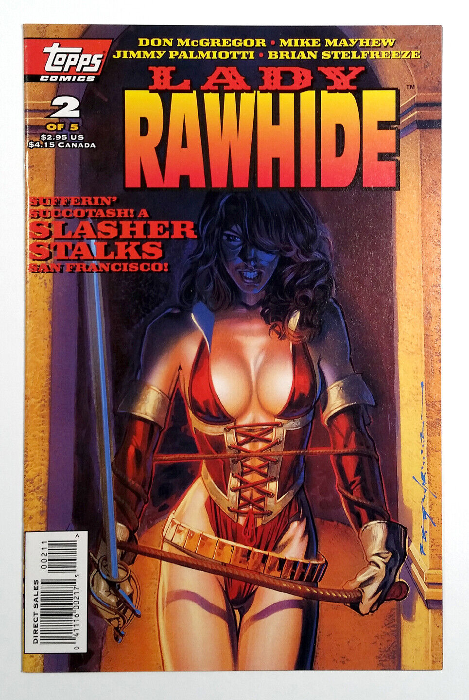 Lady Rawhide #2 of 5 (1995) Topps Comics  Stelfreeze
