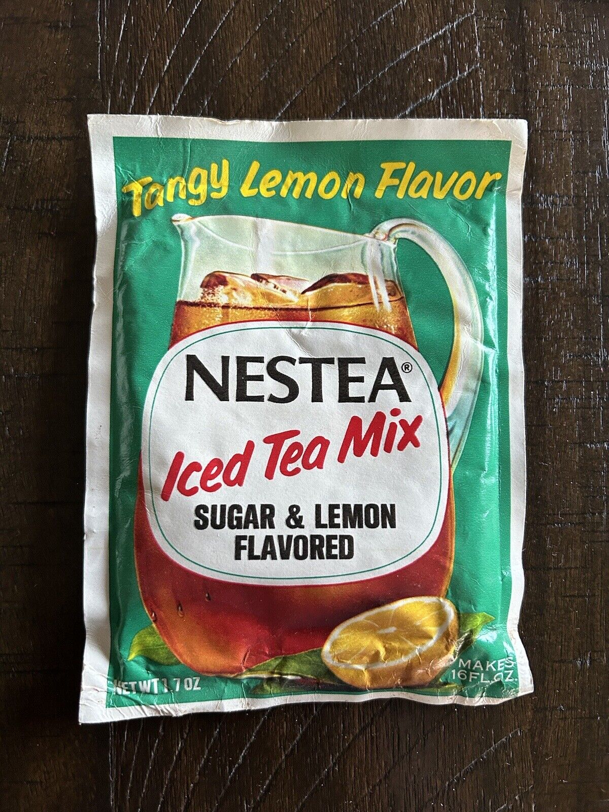 1960s Vintage Nestle Nestea Instant Ice Tea Mix Sugar Lemon NOS Unopened Sealed.