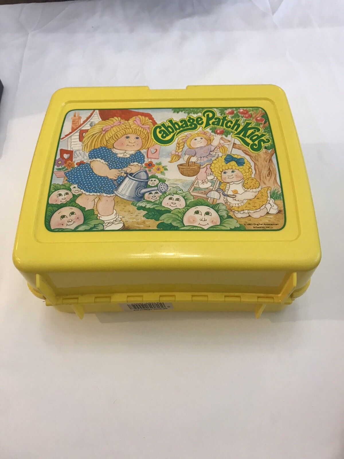 1983 Cabbage Patch Kids Lunchbox And Thermos  Excellent Condition Vintage KS