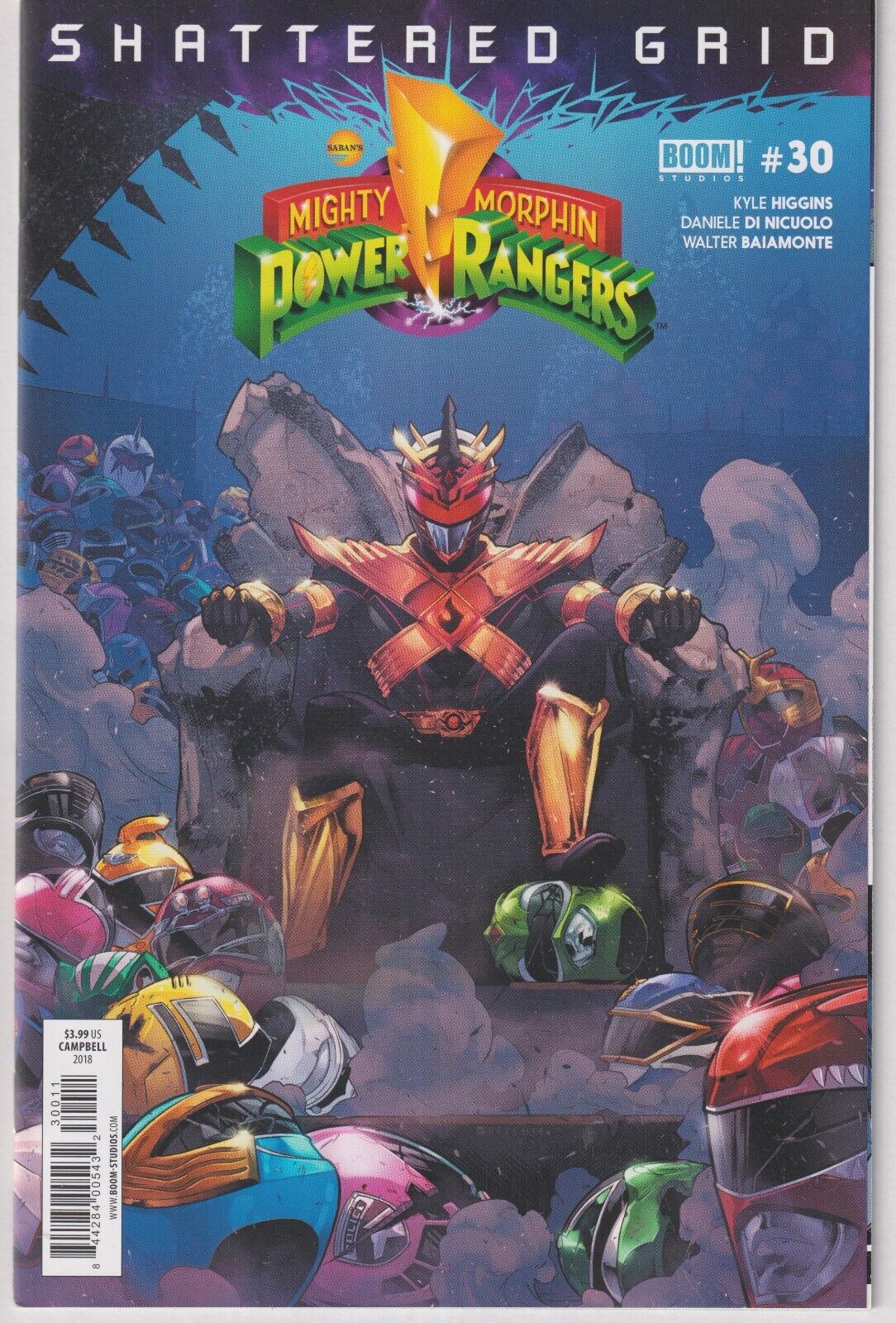Mighty Morphin Power Rangers  #30 Shattered Grid Boom Studio August 2018 (Comic: