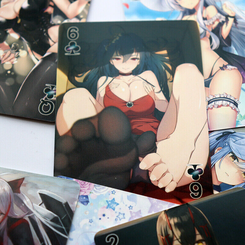 Anime Azur Lane Playing Game Cards Collection Cards Game Girls Cards Poker 