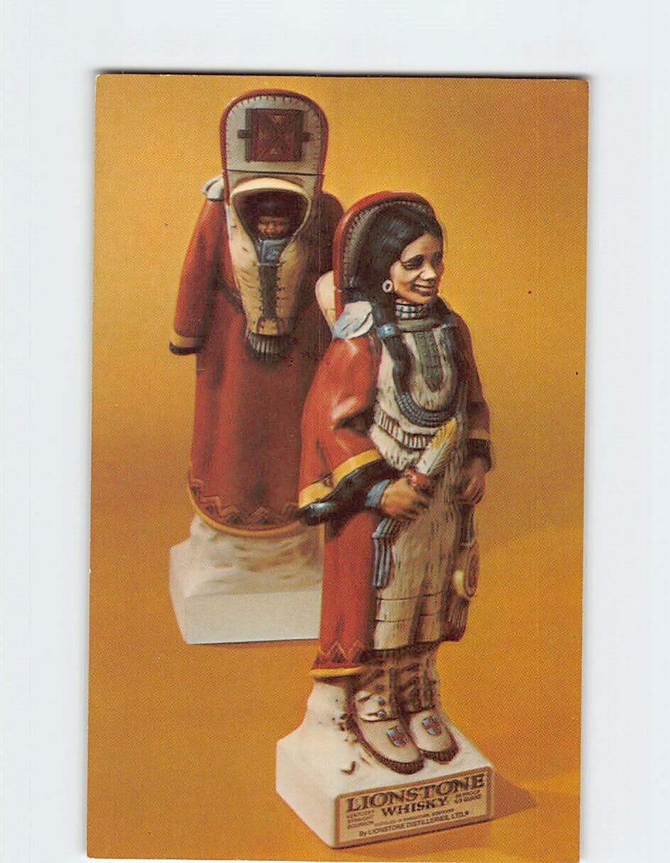 Postcard Indian Mother & Papoose, Lionstone