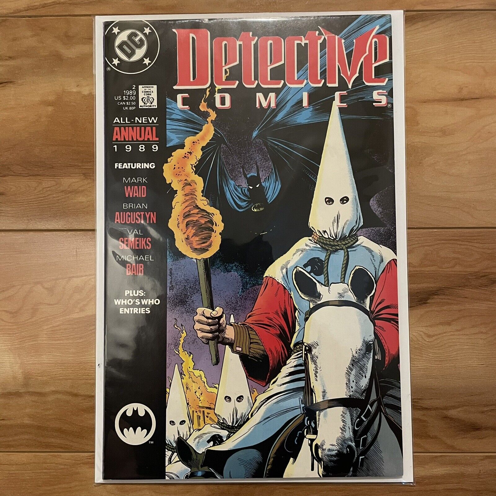 Detective Comics Annual #2 DC Comics 1989 Batman Vs KKK Brian Bolland Cover