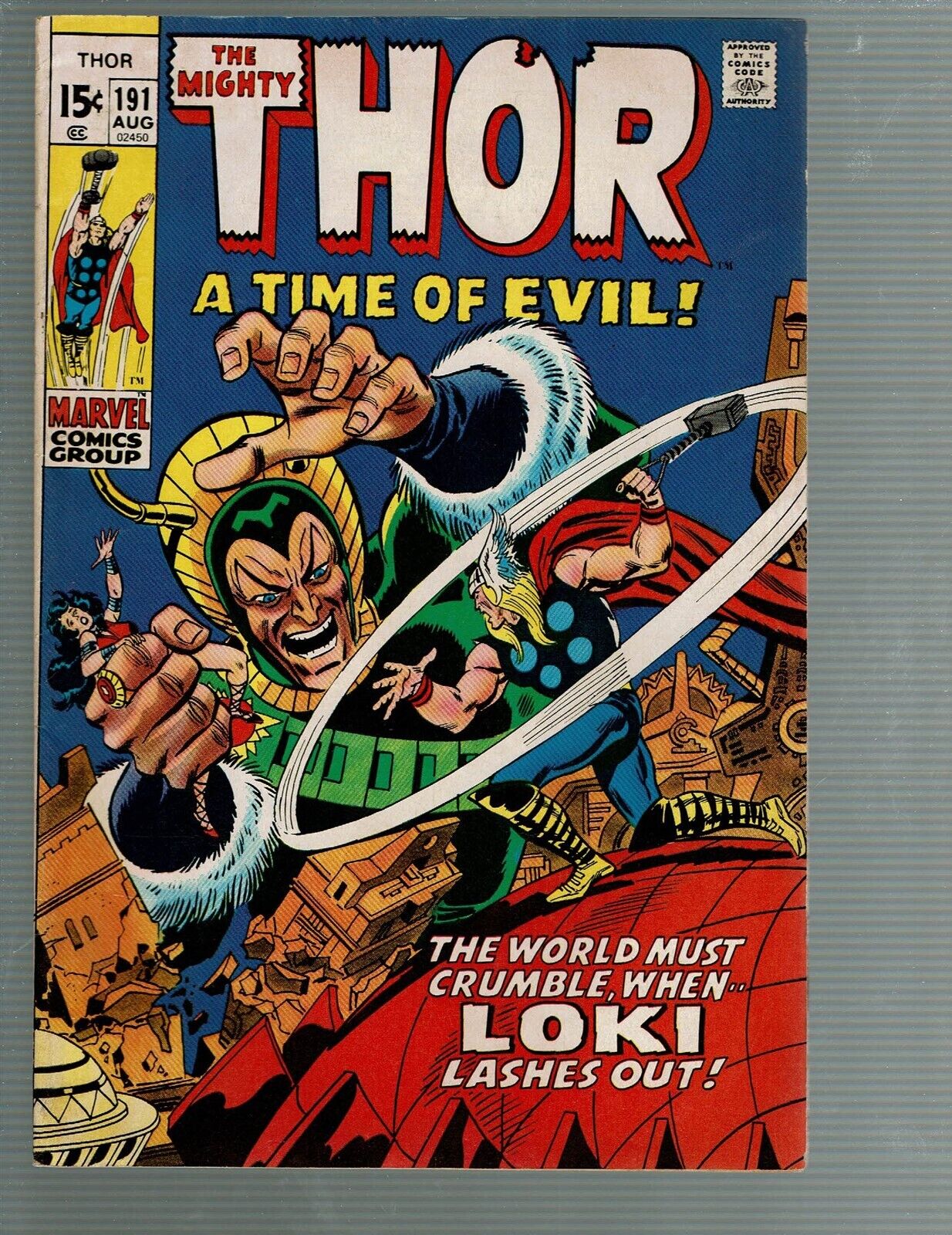 The Mighty Thor 191 Thor vs Loki VF-