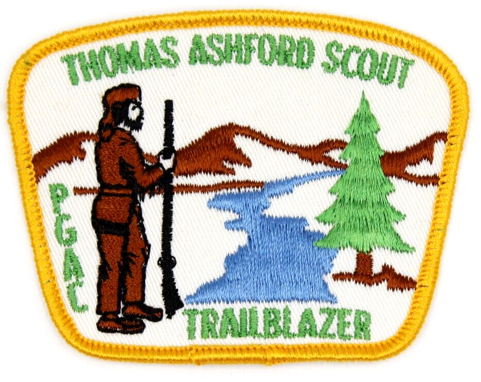 Vtg Thomas Ashford Scout Reservation Trailblazer Prairie Gold Area Council Patch