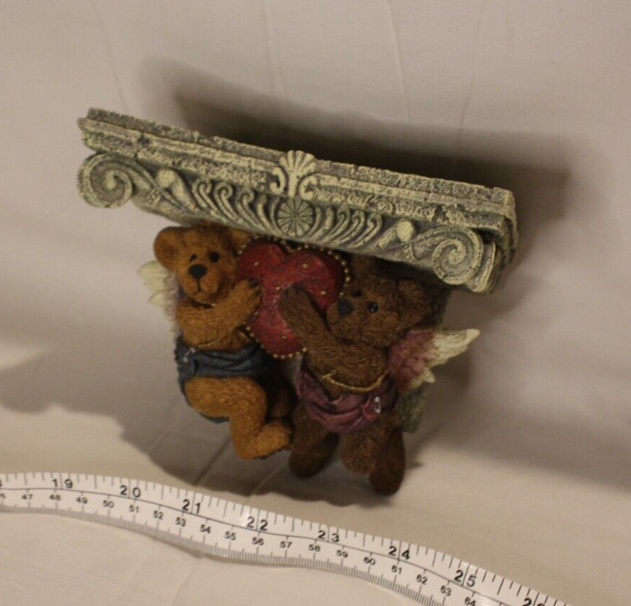1998 Boyds Bearstone Clarence And Raphael Angels Fly High Shelf 654291  6 ed