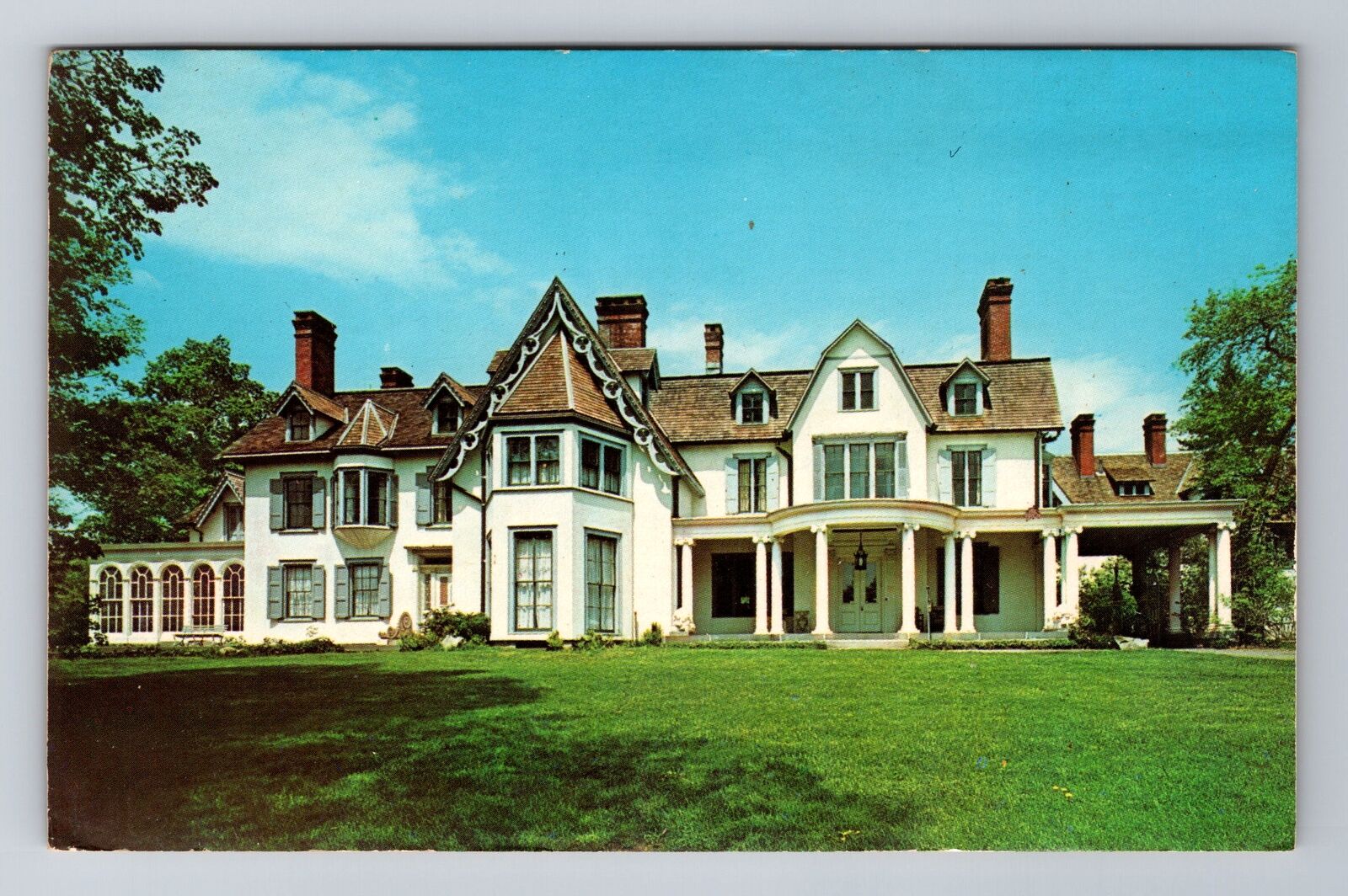 Ringwood NJ-New Jersey, Ringwood Manor House, Antique Vintage Souvenir Postcard