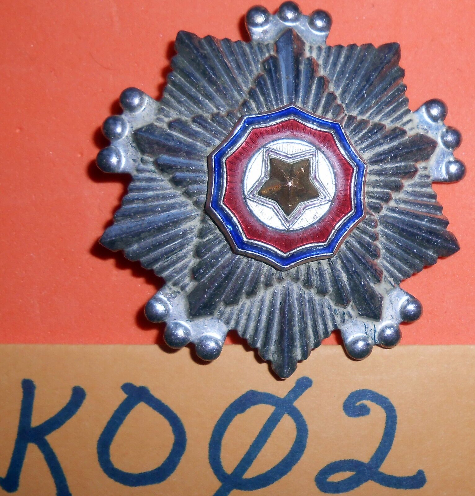 KO02 Korean order of the flag 3rd class
