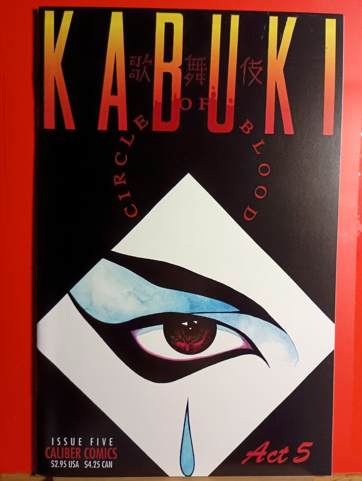 1995 Caliber Comics Kabuki Circle Blood 5 David Mack Cover Artist 