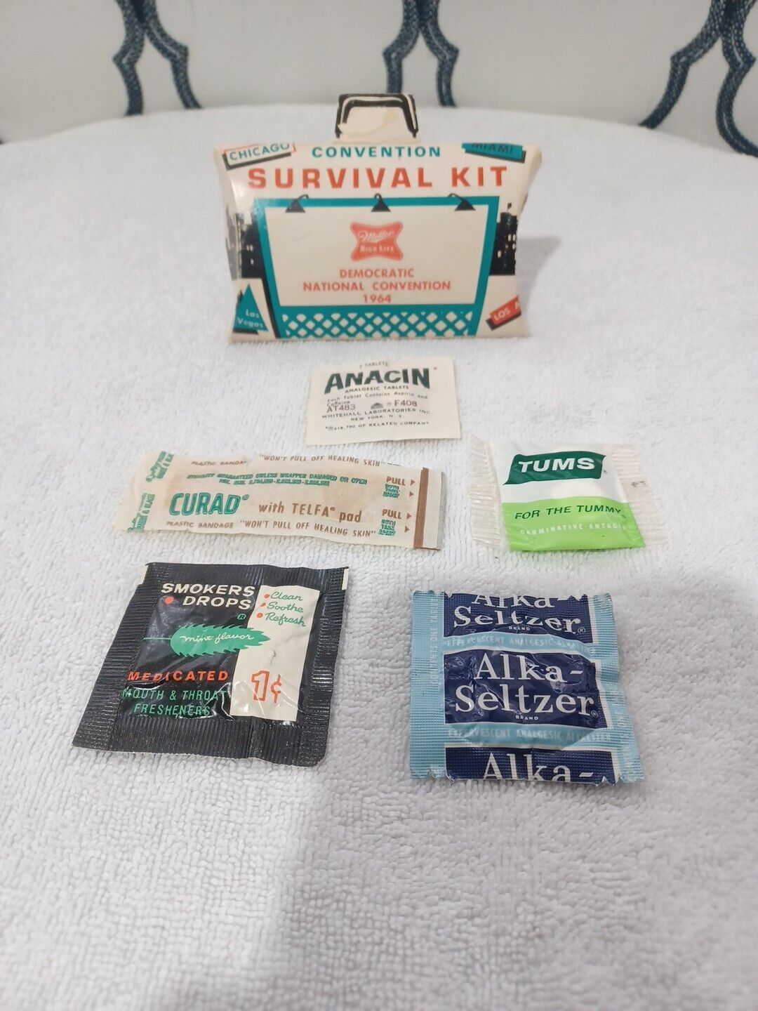 Vintage 1964 Democratic National Convention Survival Kit Souvenir Very nice