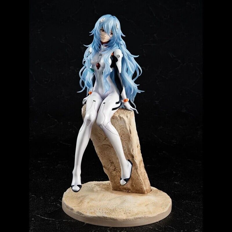 Rei Ayanami Figure with long hairs from Neon Genesis Evangelion 22CM Toys