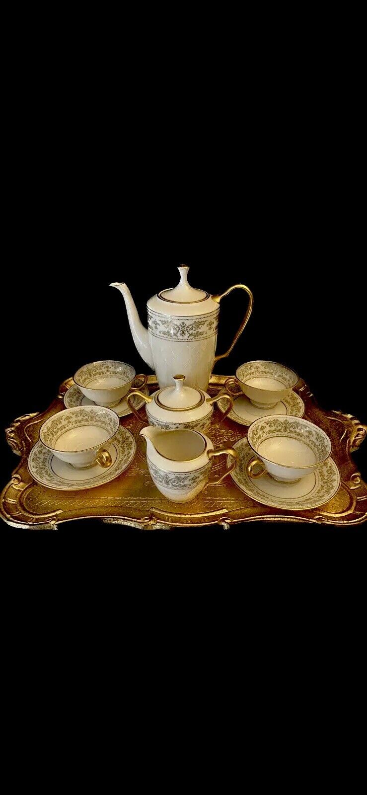 Elegant Lenox Noblesse Full Coffee/Tea Service Set
