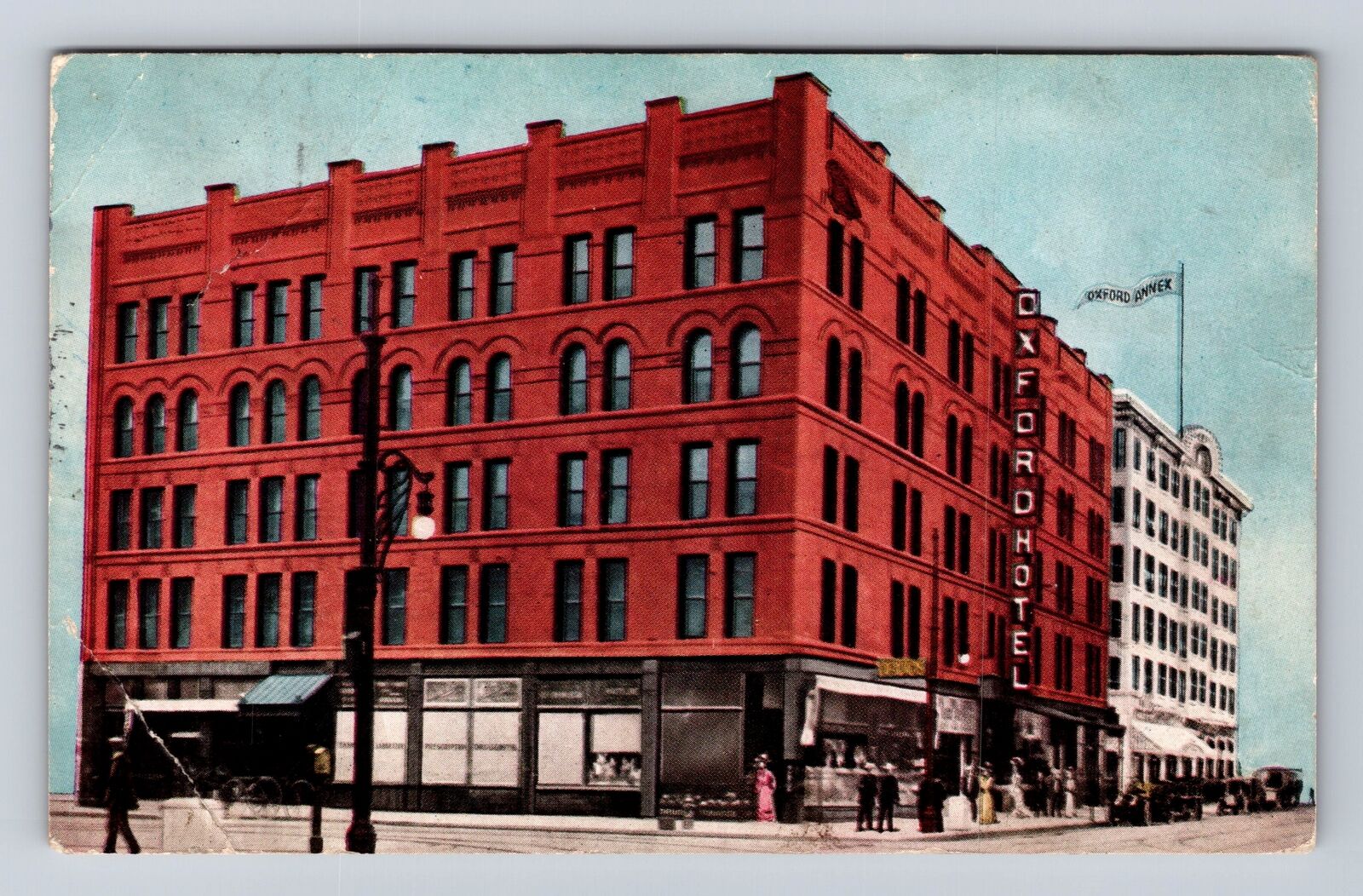 Denver CO-Colorado, Oxford Hotel, Advertisement, Antique Vintage c1912 Postcard