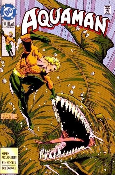 Aquaman (4th Series) #11 NM 9.4 1992 Ken Hooper Cover
