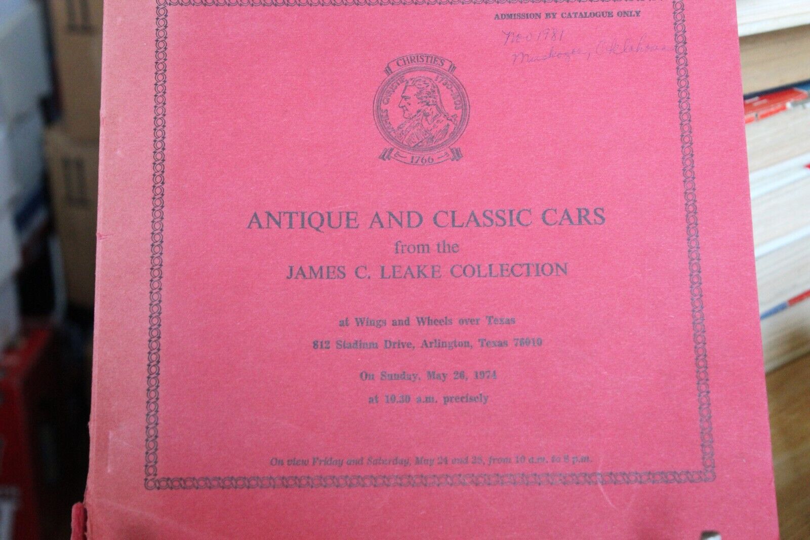 Antique & Classis Cars of James C. Leake Collection