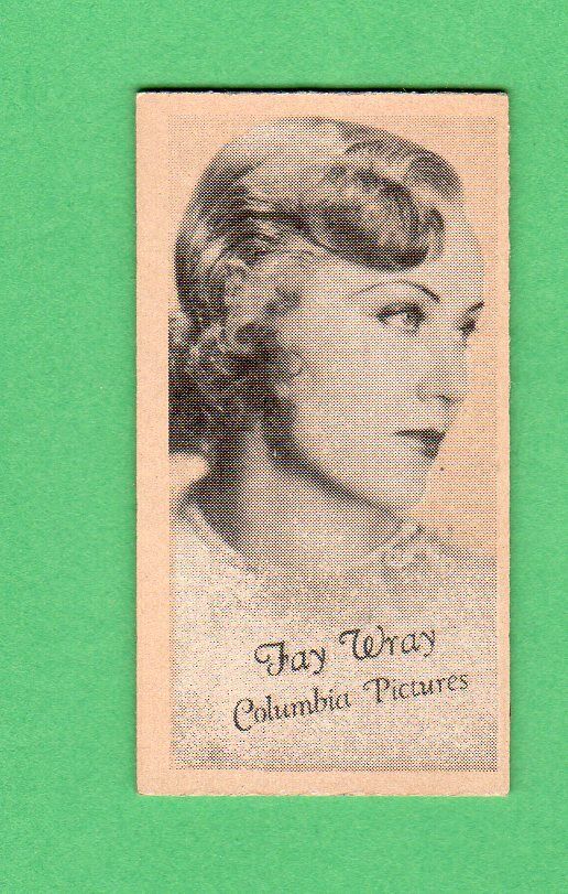 Jimmy Durante 1934 Peerless  Pat No. 1546553  Uncirculated Card