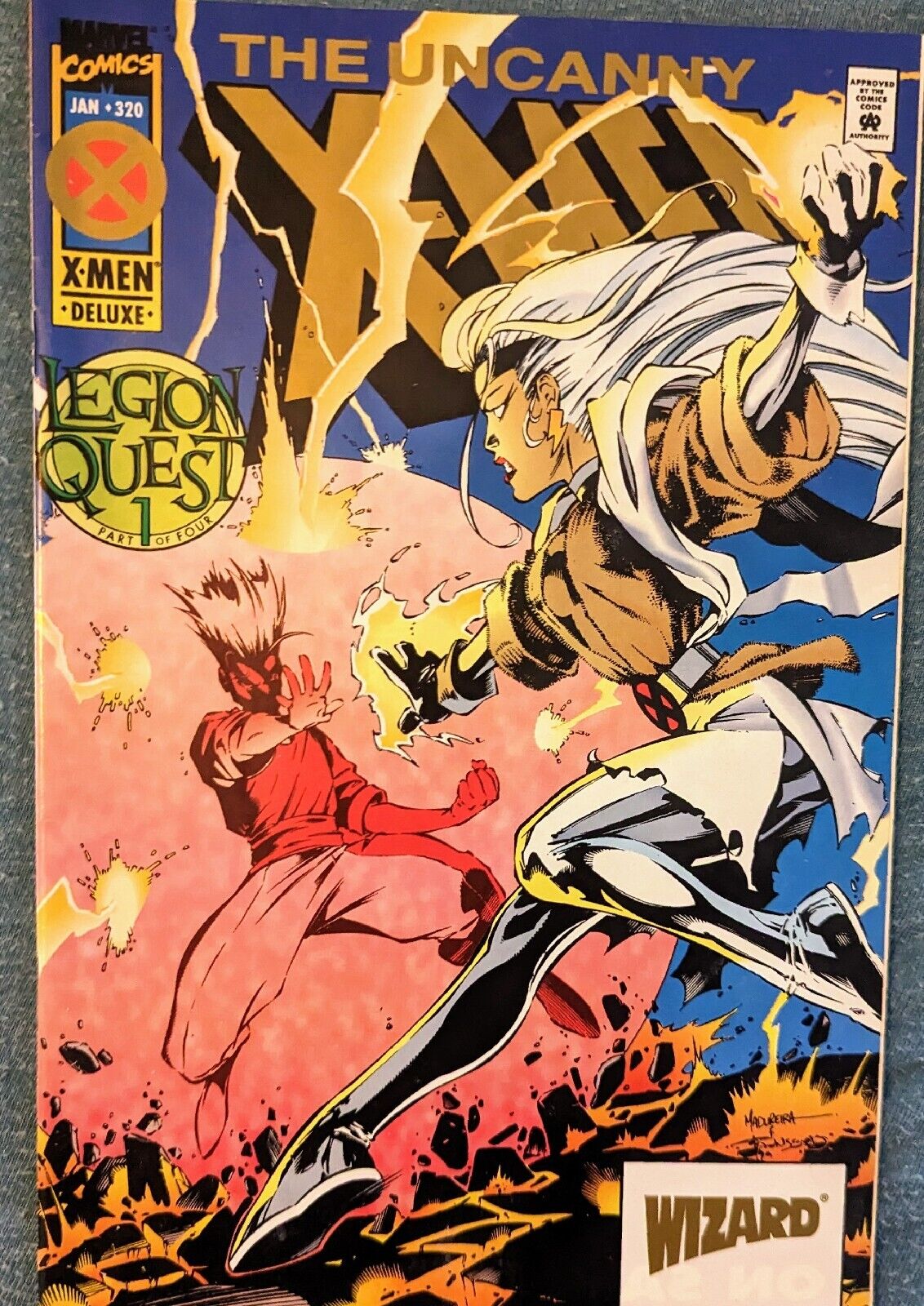 ⚡⚡VTG RARE HTF Collectable UNCANNY X-MEN #320 Deluxe Edition Legion Quest Pt 1/4