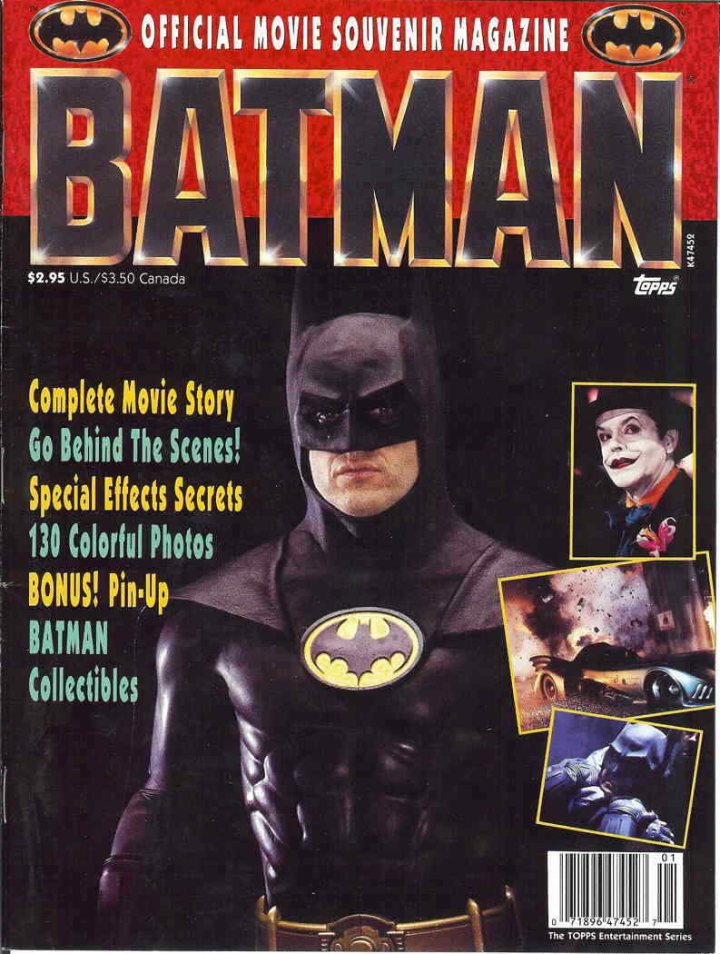Batman: Official Movie Magazine #1 (Newsstand) VF; Topps | we combine shipping
