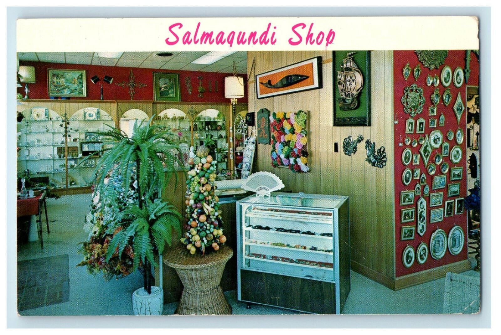 c1960s Salmagundi Gift Shop Ocean Springs Mississippi MS Posted Postcard