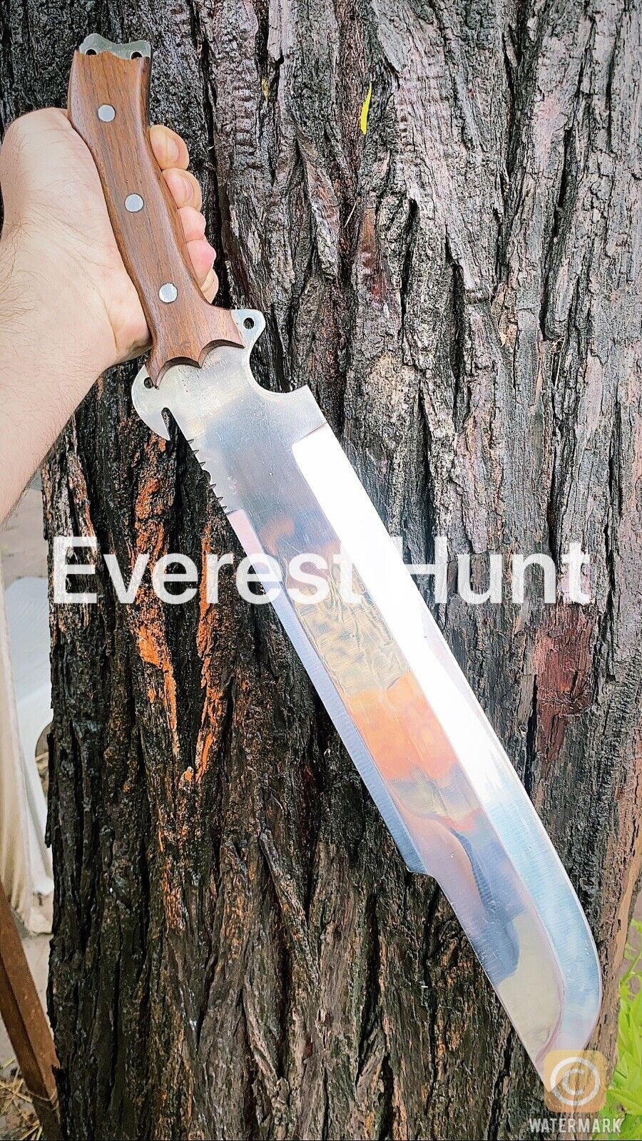 20” Everest Custom Handmade D2 Hunting Predator Full Tang Machete Daggar Knife