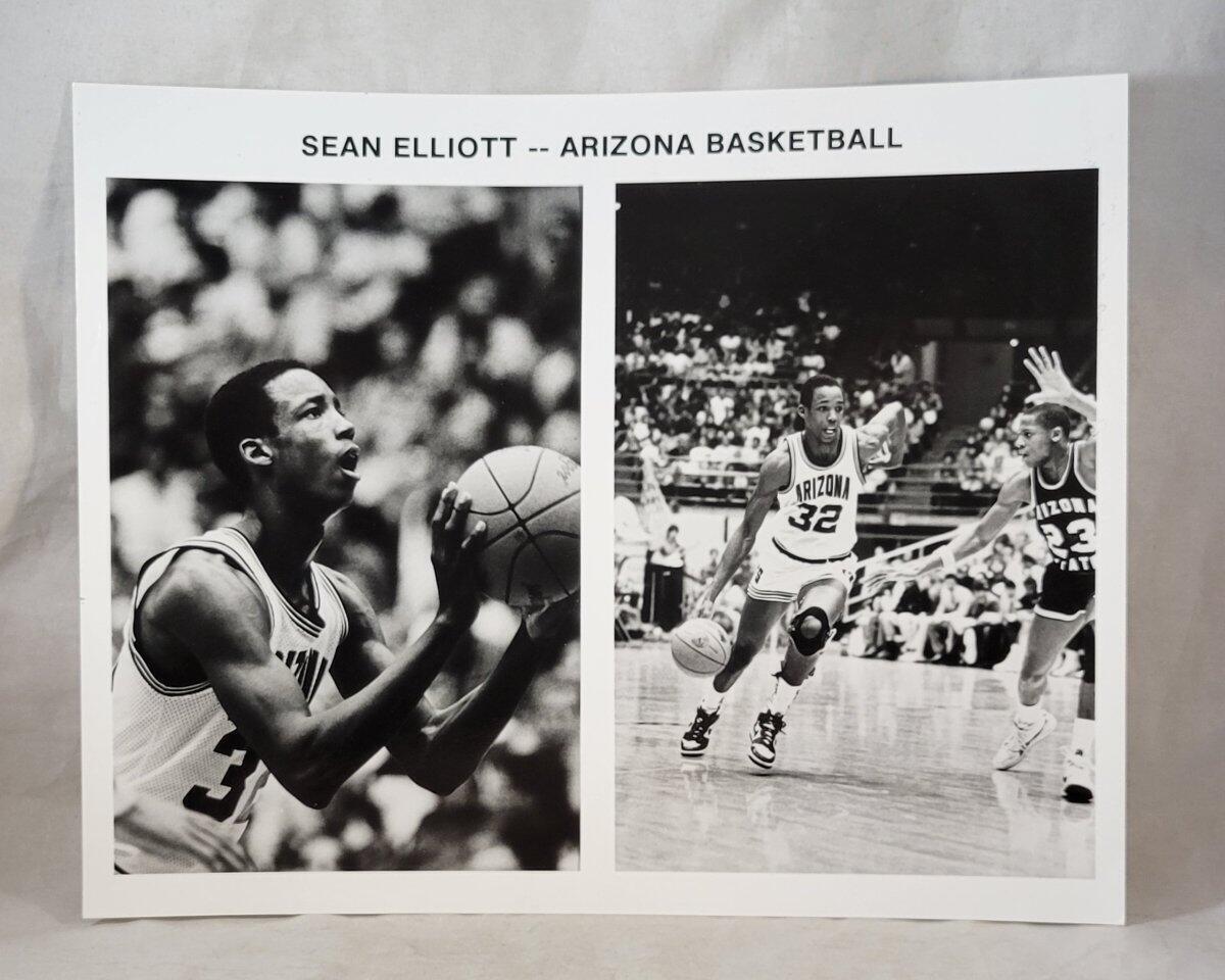 Vintage 1980s Arizona Wildcats Sean Elliott Press Photo NCAA Basketball