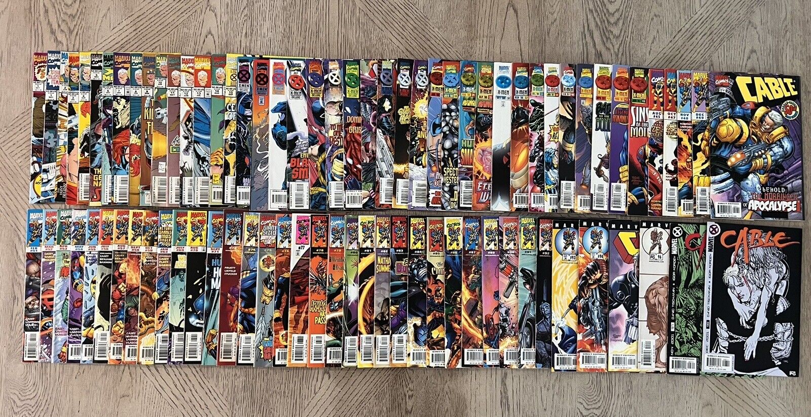 Lot Of 83 Cable Marvel Comics 1 - 98 1993 See Description