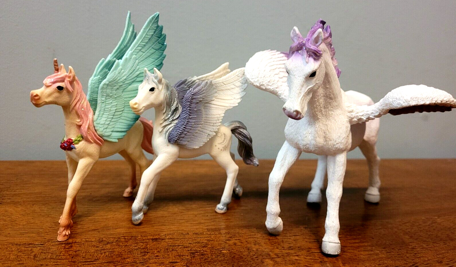 Unicorn Pegasus Schleich Bayala Mojo Fantasy lot of 3 collectibles