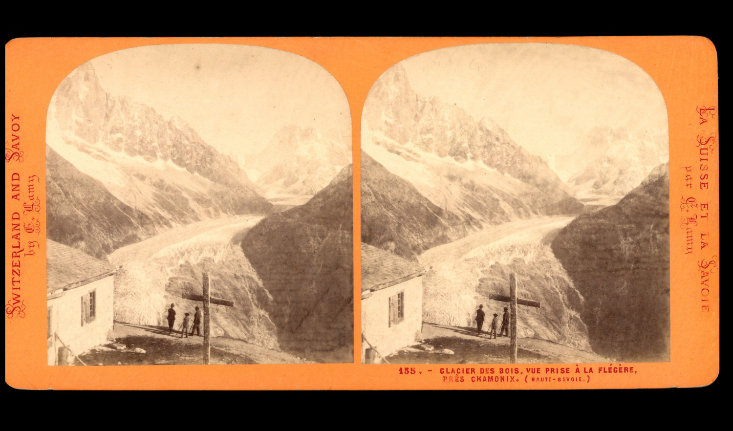 France, Glacier des Bois, ca.1870, stereo France, Glacier des Bois, ca.1870, ste