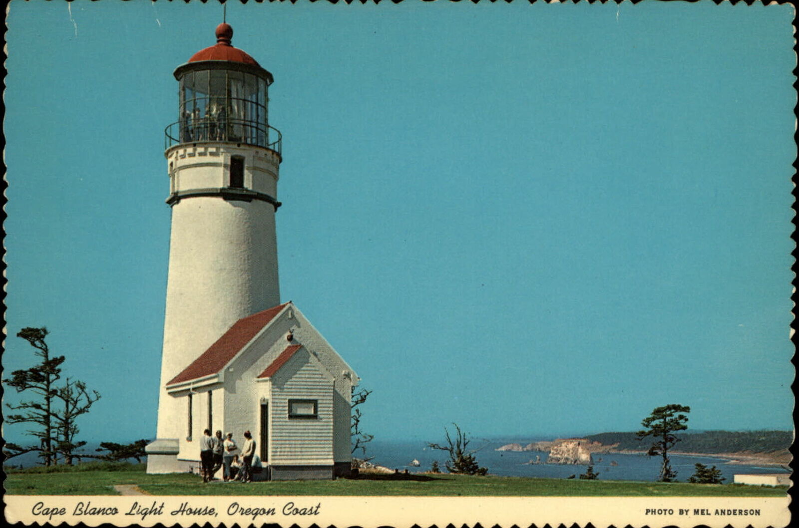Cape Blanco Light House ~ Oregon Coast ~ lighthouse ~ vintage 1970s postcard
