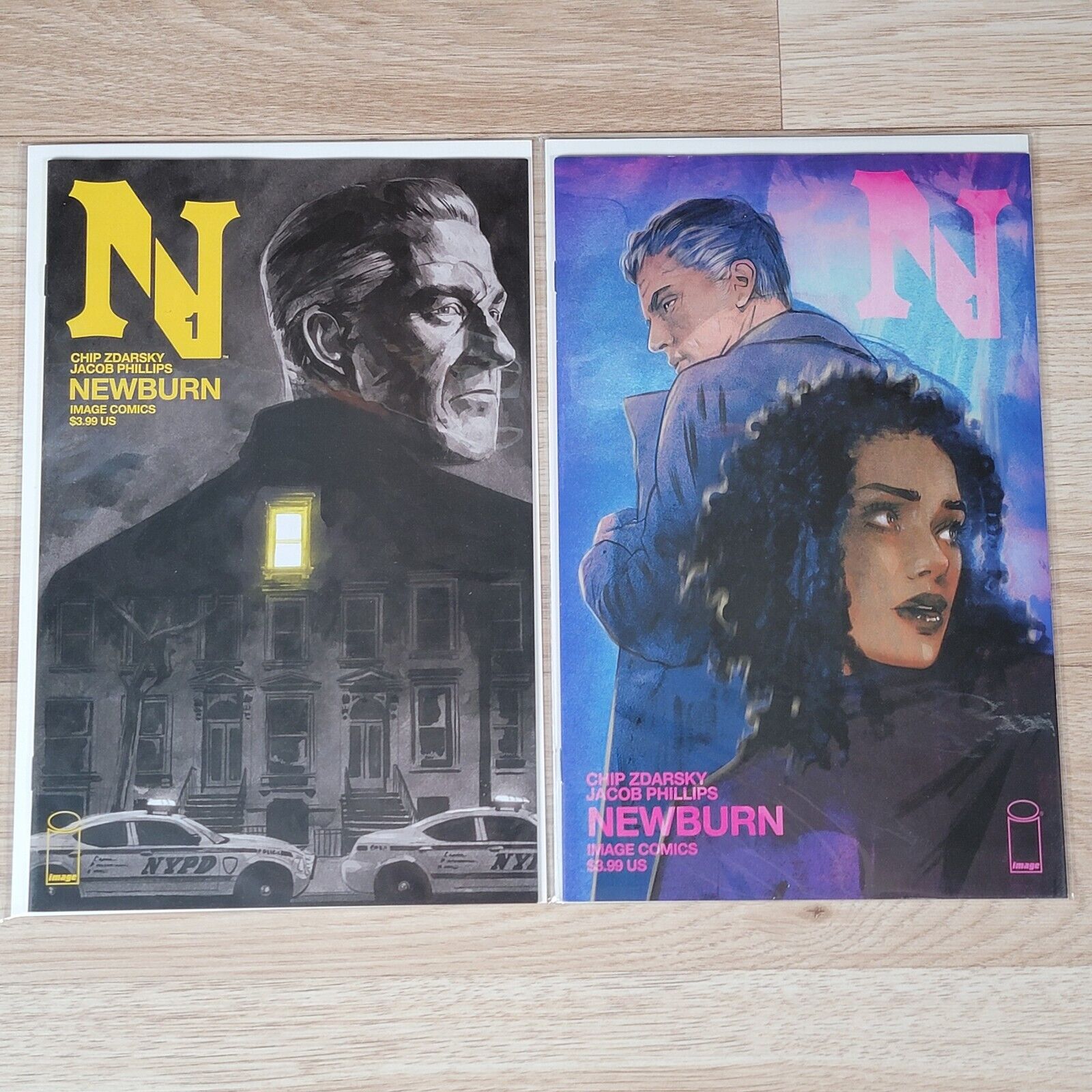Newburn #1 Cover A B Chip Zdarsky Image Comics 2021 Lot of 2 Variants