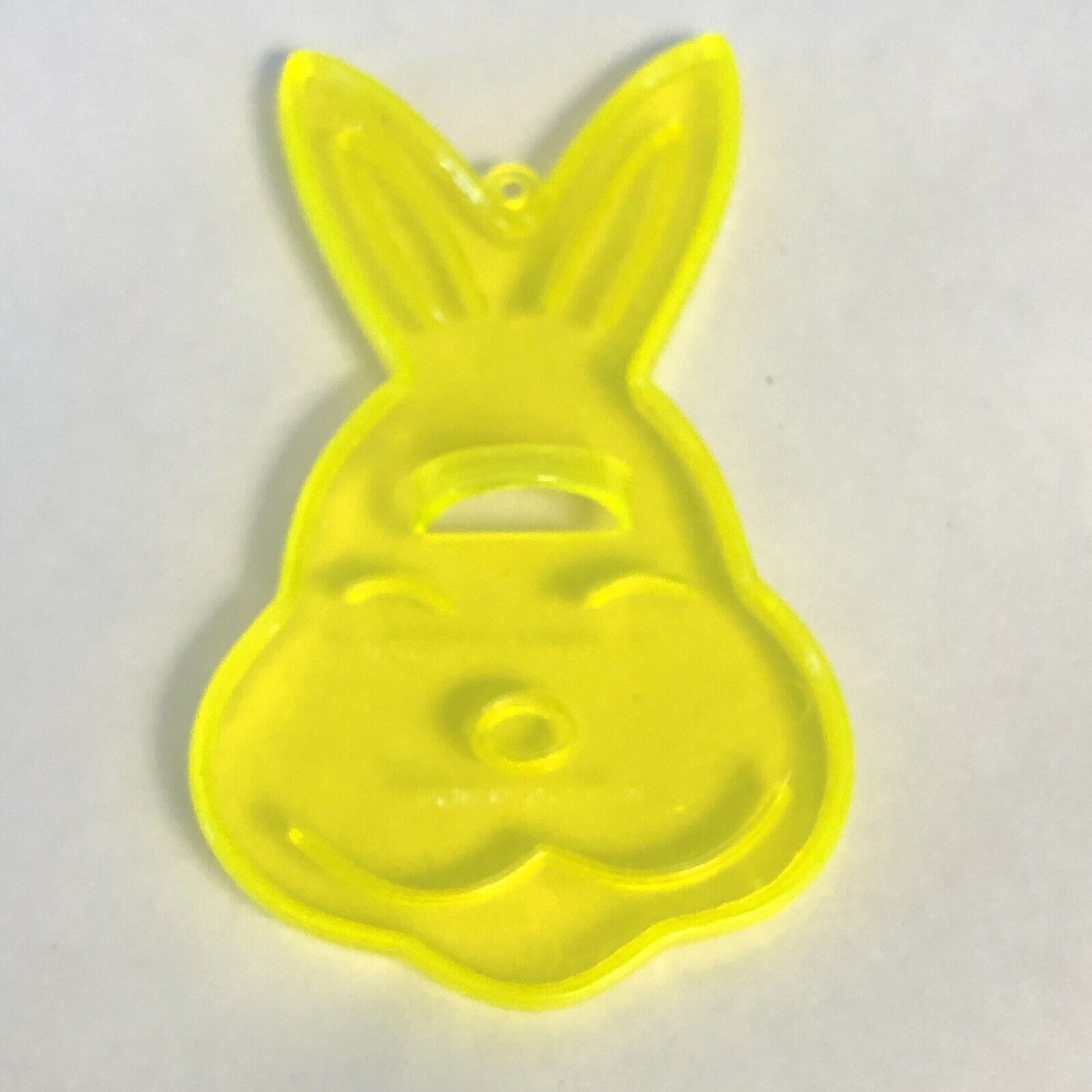 VTG RARE Amscan Rabbit Cookie Cutter Easter Bunny Mold Spring Transclucent