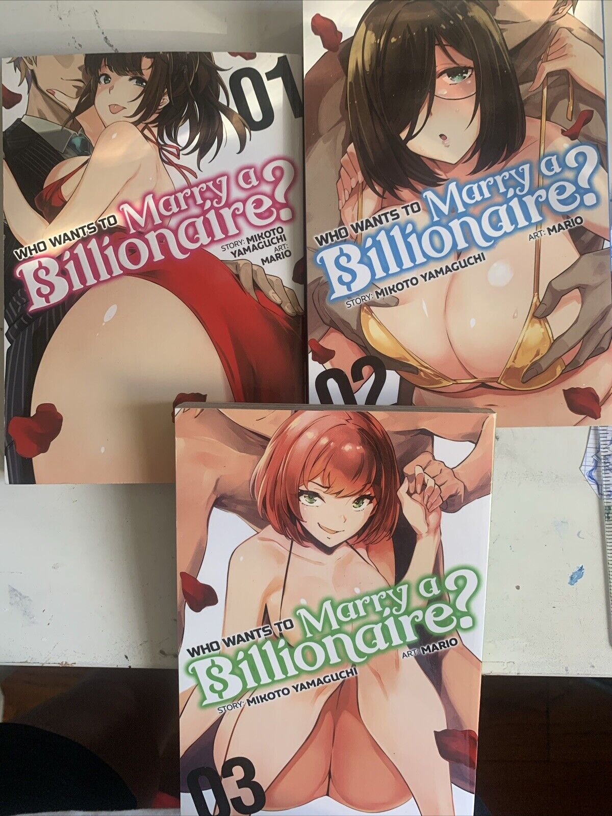 Who Wants To Marry A Billionaire ? MANGA Vop 1-3, By Mikoto Yamaguchi.
