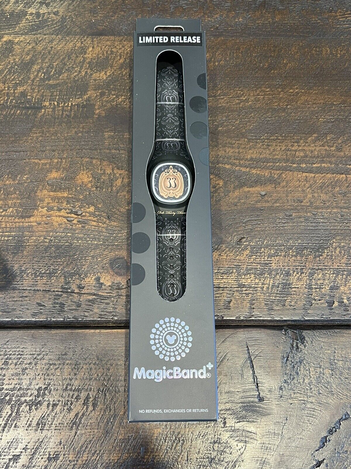CLUB 33 Disneyland Magic Band+ Limited Release New In Box. SOLD OUT Disney