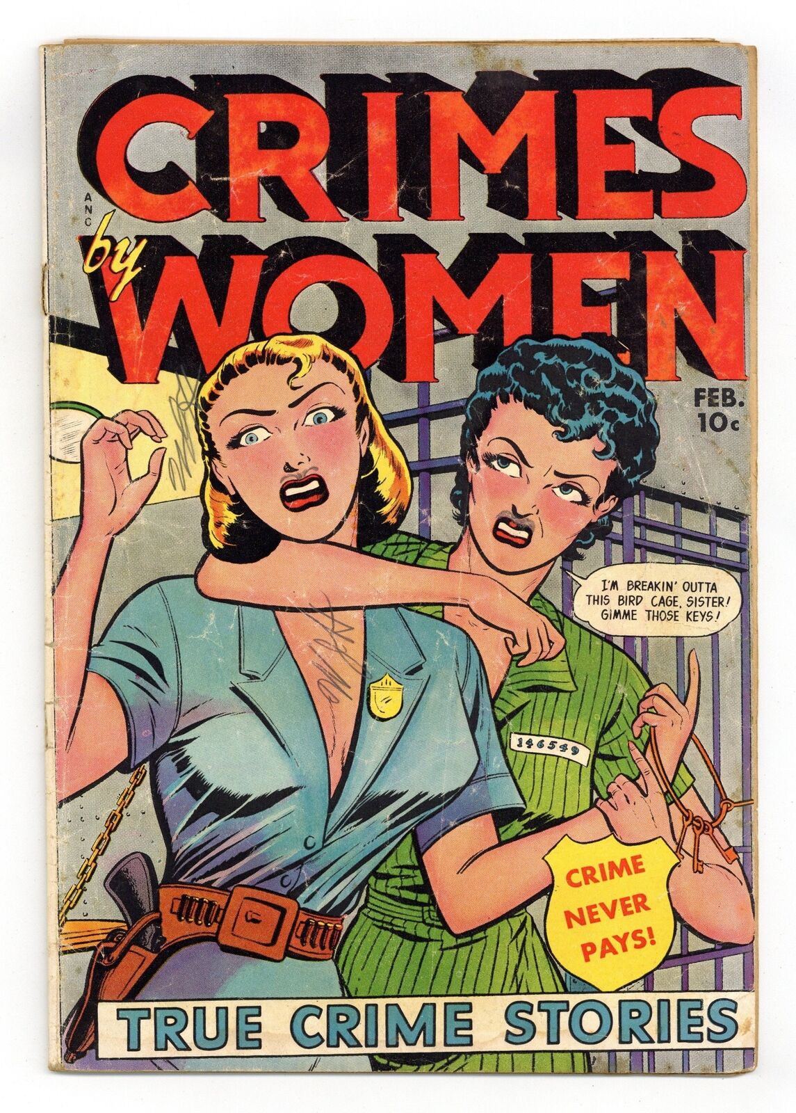 Crimes by Women #11 GD 2.0 1950