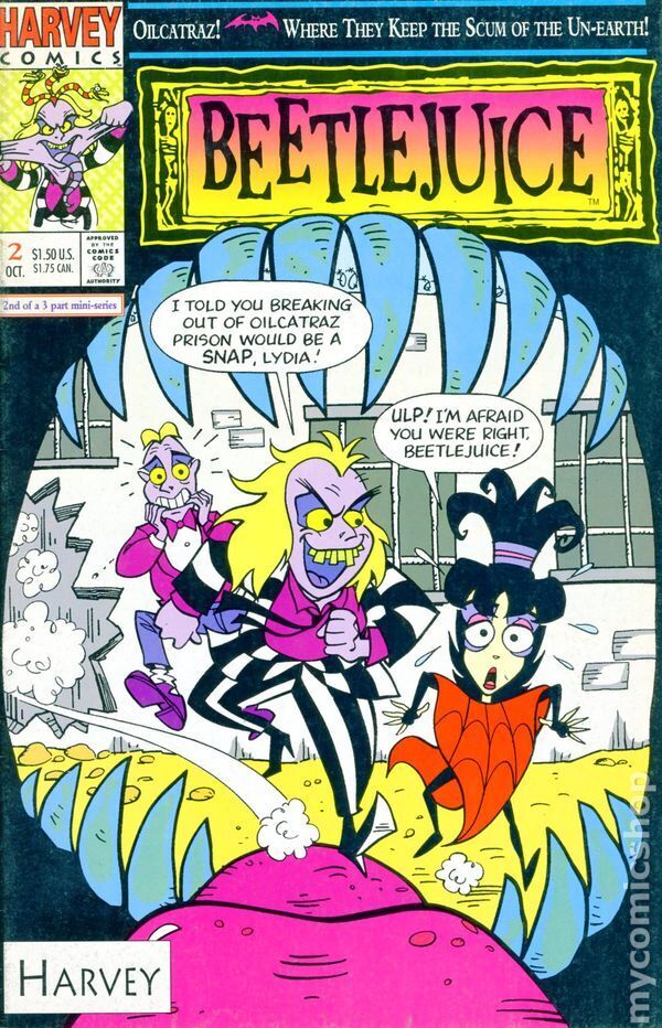 Beetlejuice Crimebusters on the Haunt #2 FN 1992 Stock Image