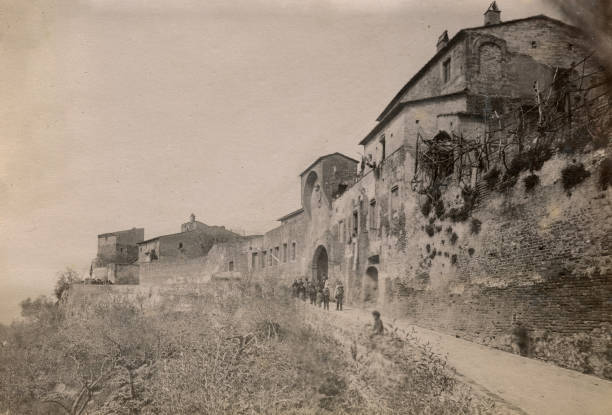Porta del Sole Certaldo Tuscany Italy 1905 Historic Old Photo