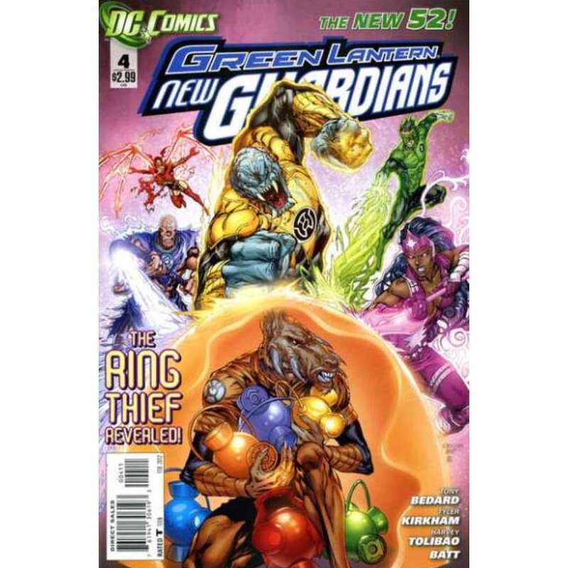 Green Lantern: New Guardians #4 in Near Mint minus condition. DC comics [e@