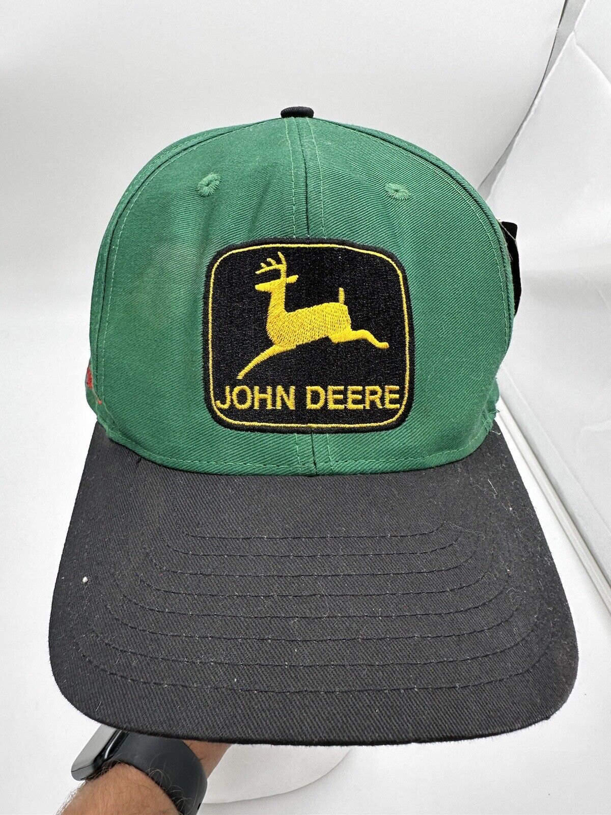 Vintage 1997 John Deere Green Baseball Cap NWT