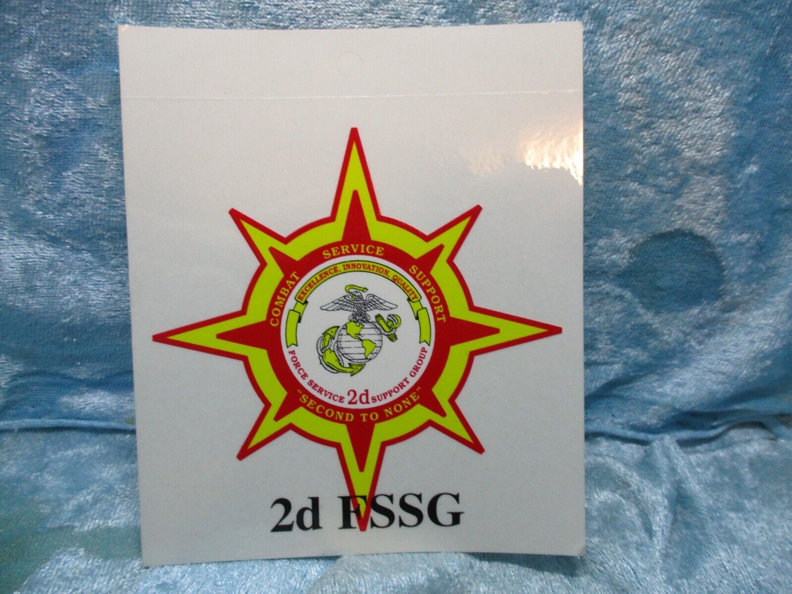 USMC 2d Force Service Support Group Military Stickers