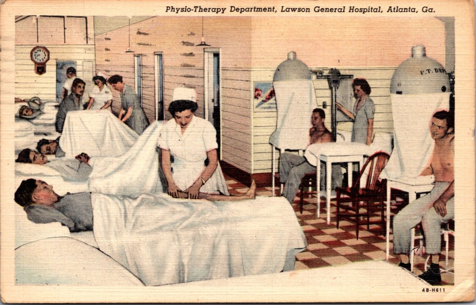 Linen PC Physio-Therapy Department Lawson General Hospital in Atlanta, Georgia